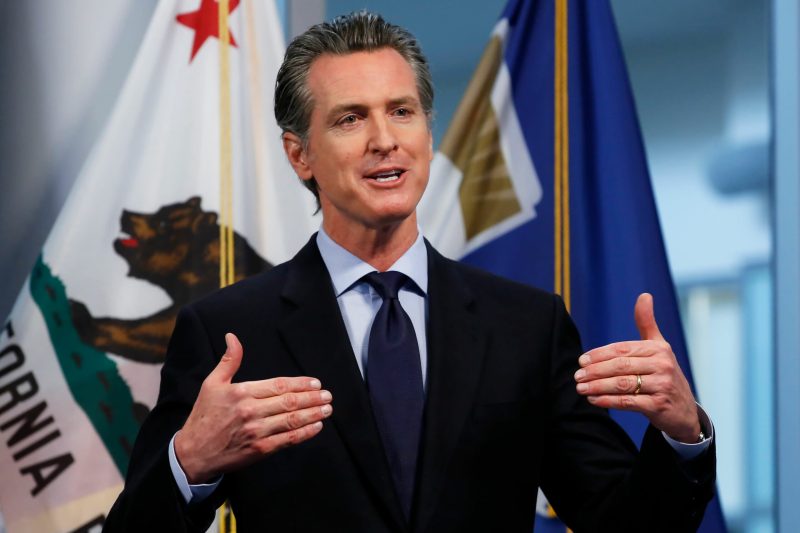 California governor Gavin Newsom